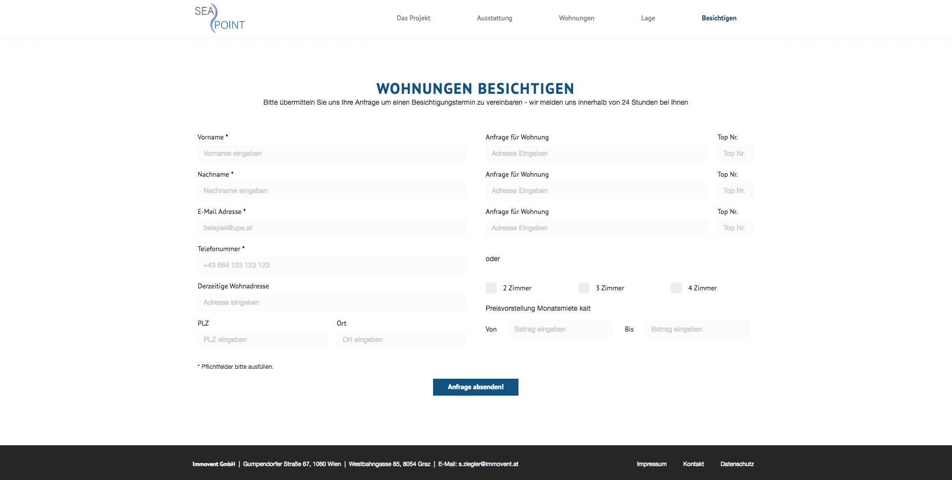 Appartments Inquiry